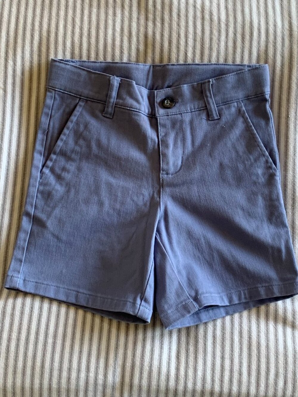 Janie and Jack Boys Blue Chino Shorts | Size 4 | Classic Dress Shorts